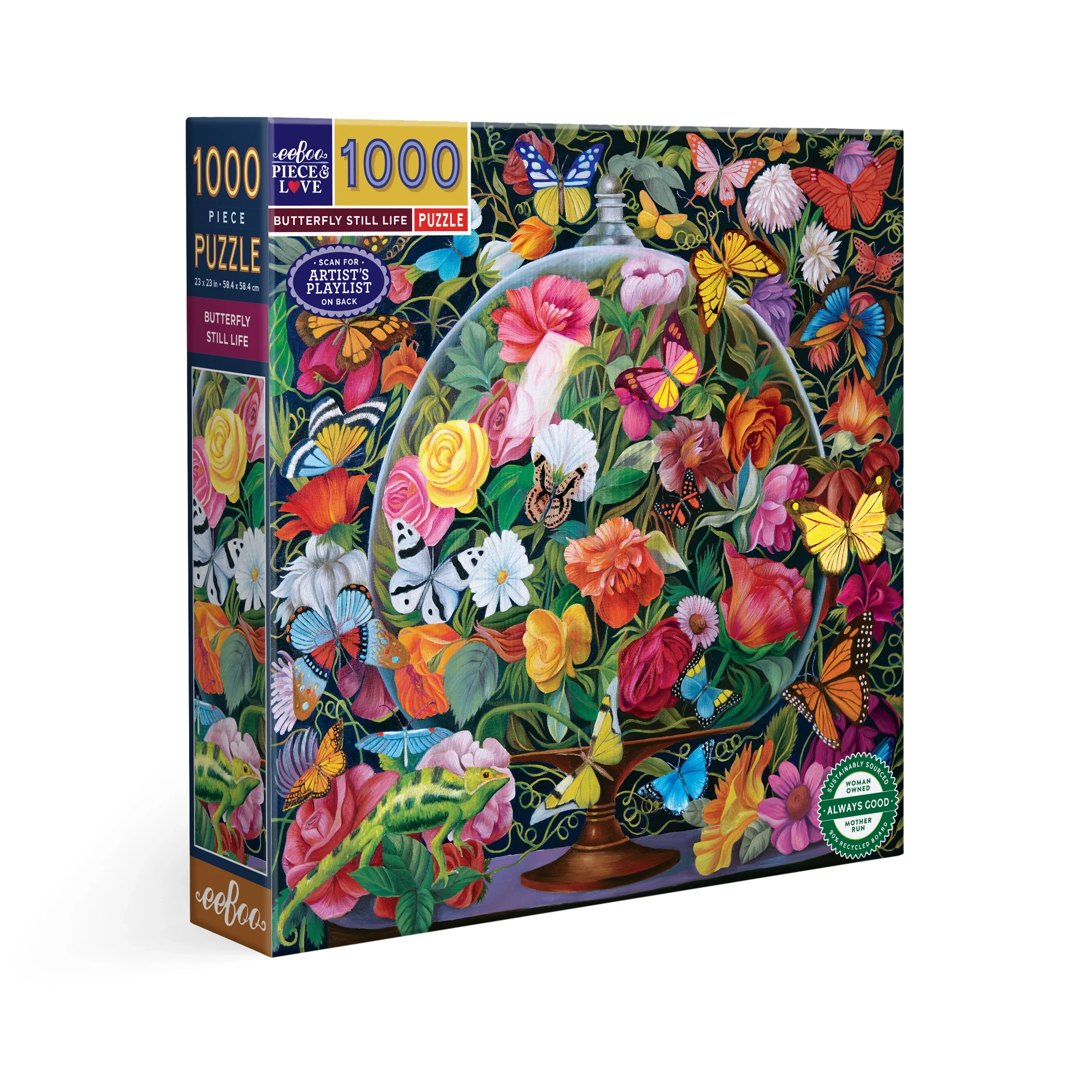 1000pc Butterfly Still Life Puzzle