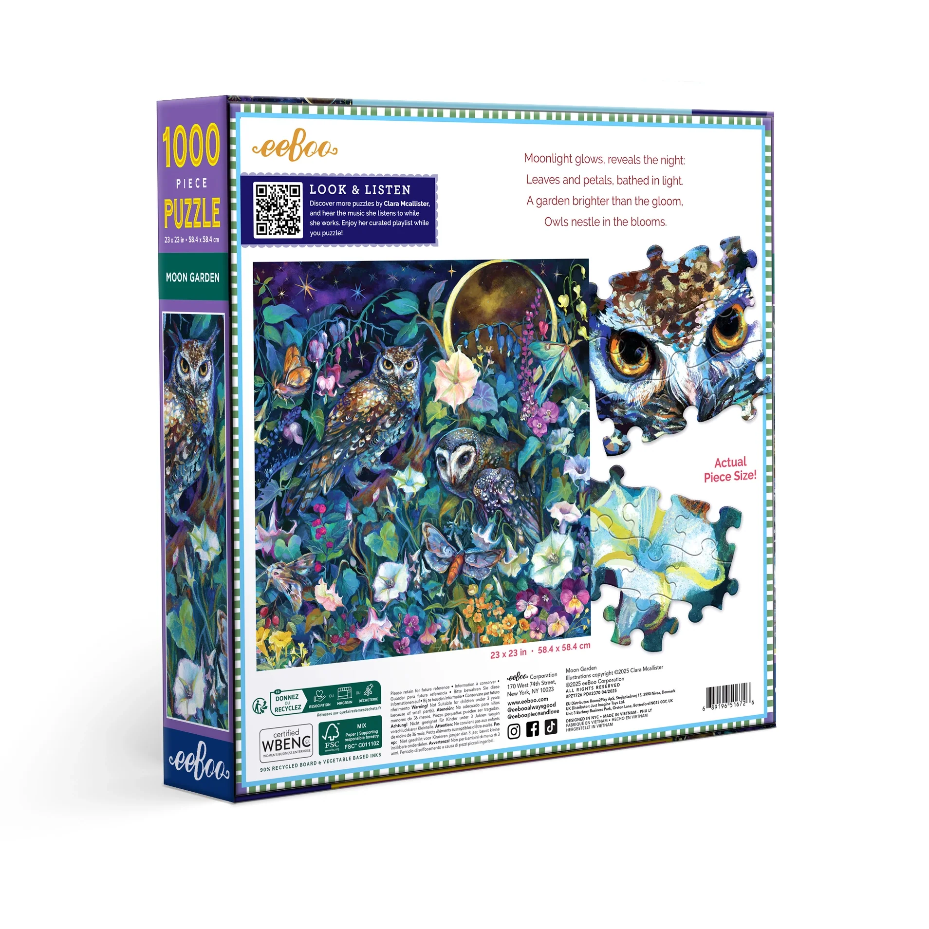 1000pc Moon Garden Puzzle - Image 2