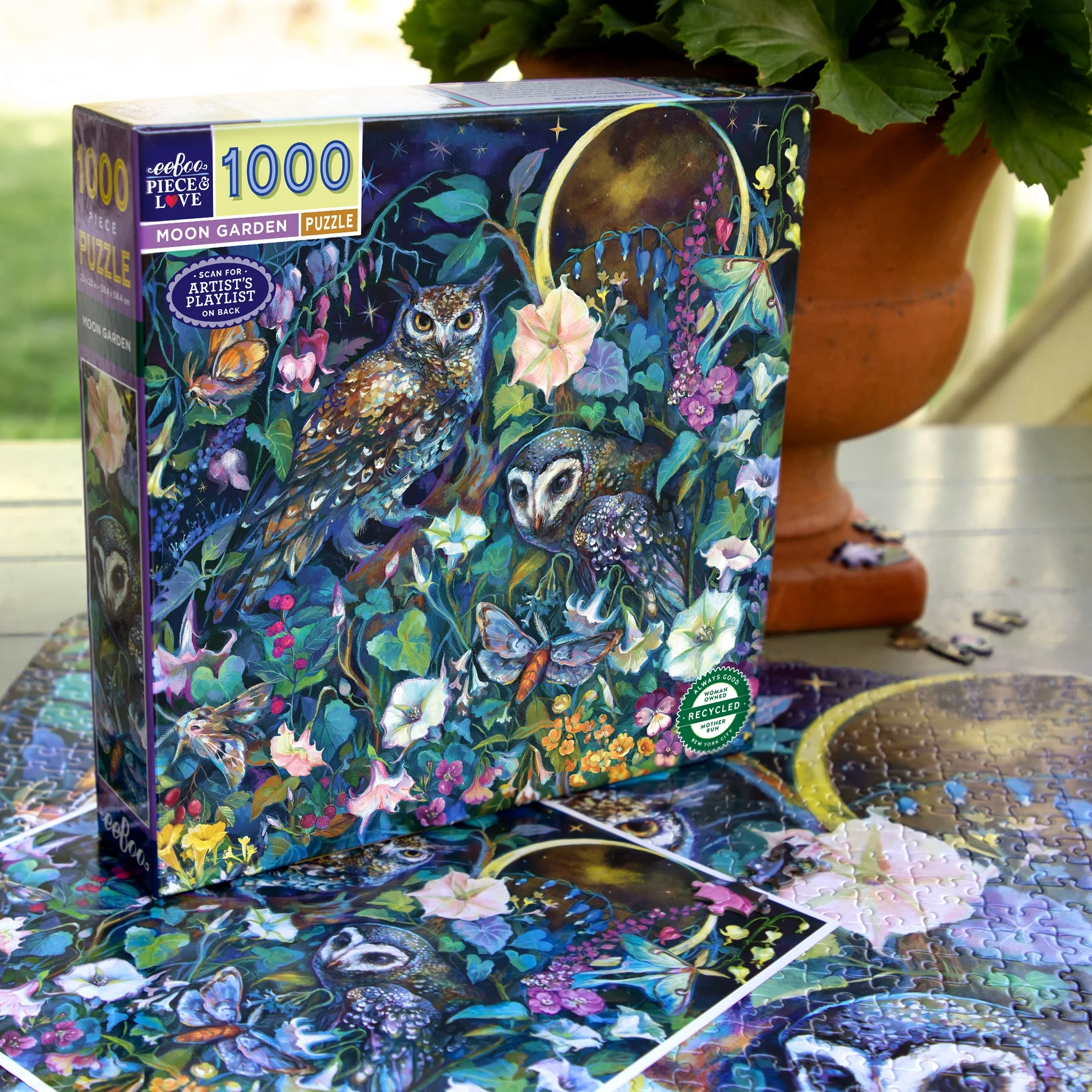 1000pc Moon Garden Puzzle - Image 4