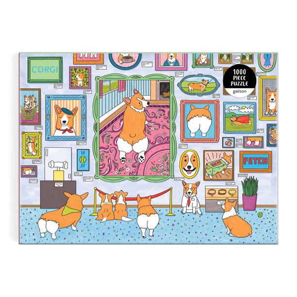 1000pc Museum of the Corgi Puzzle - Image 3