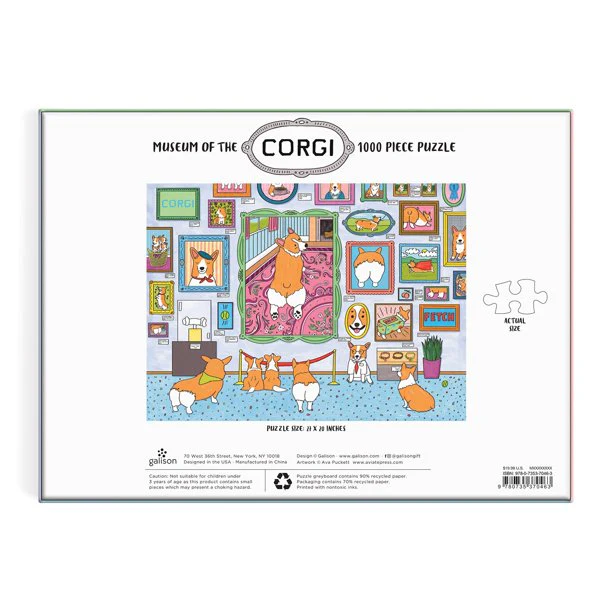 1000pc Museum of the Corgi Puzzle - Image 4