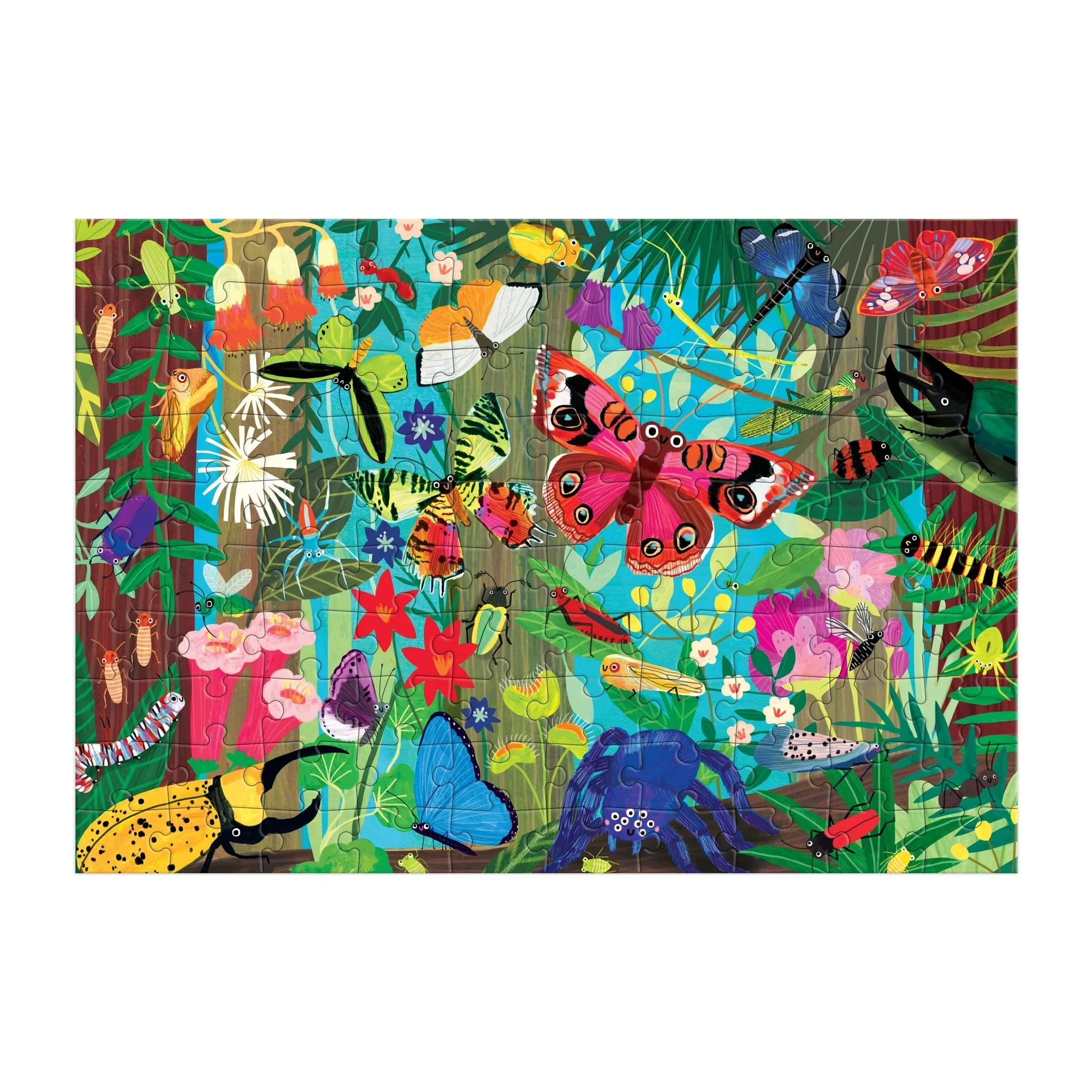 100pc Bugs & Butterflies Puzzle - Image 2