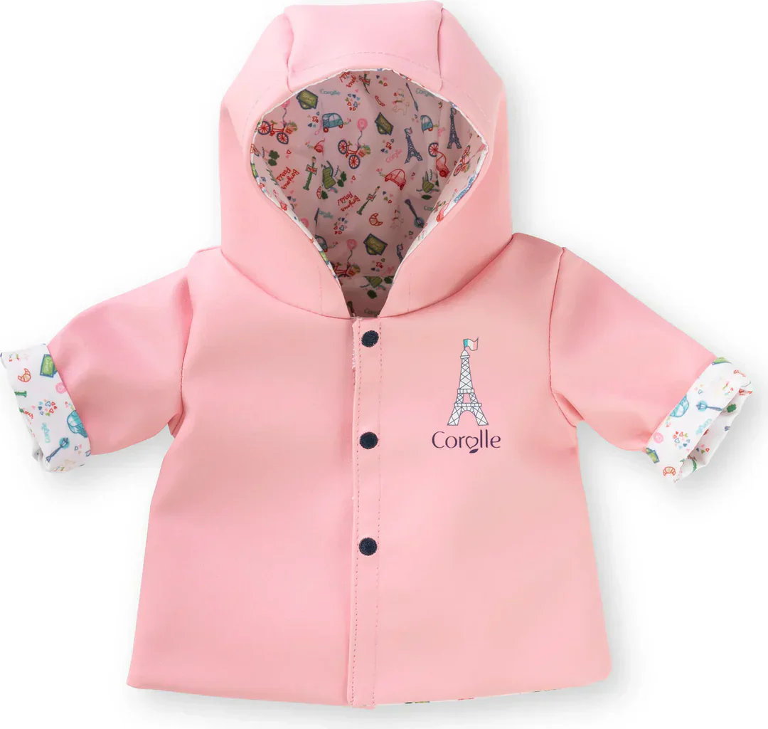 12in Weekend in Paris Reversible Raincoat