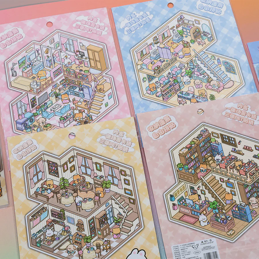3D Diorama Stickers | Lifestyle - Image 2