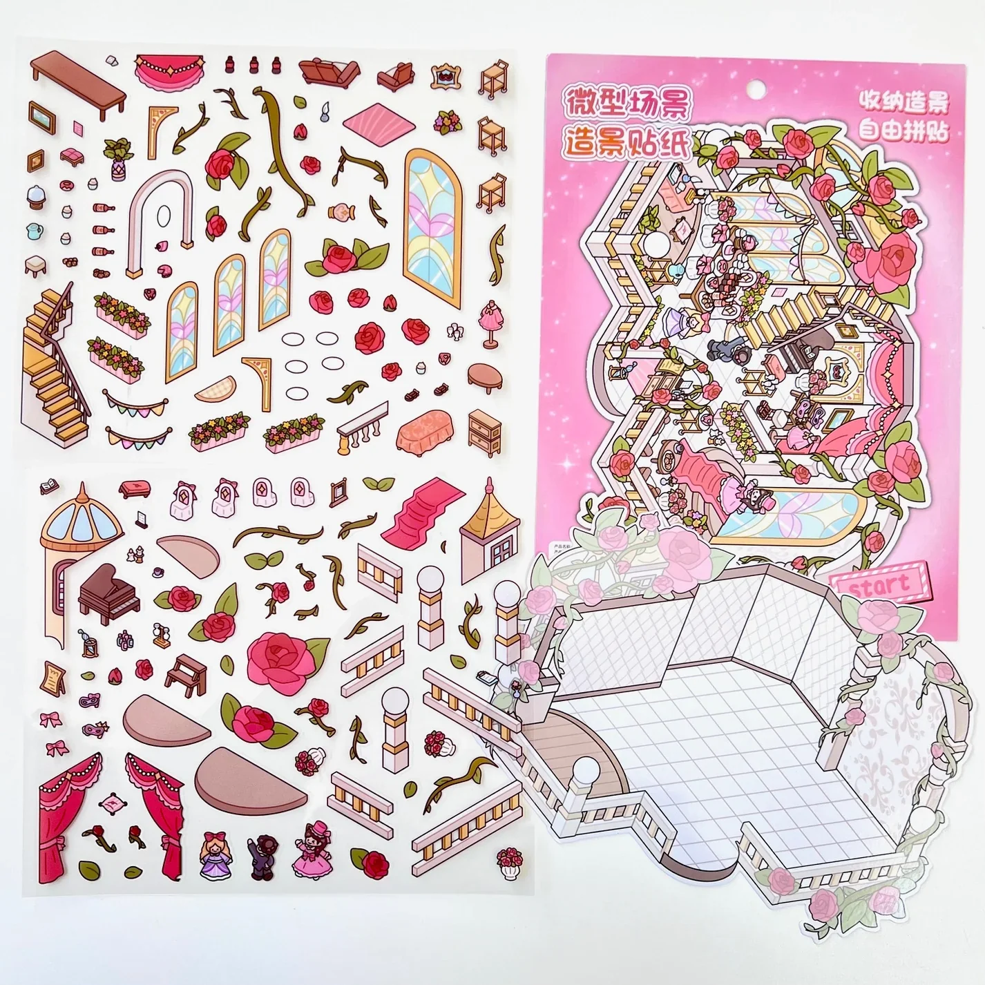 3D Diorama Stickers | Party - Image 3