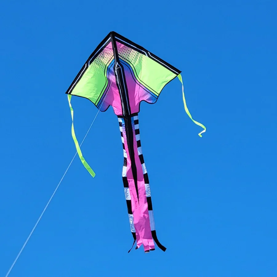 46" Easy Flyer Kite | Tropical Neontech - Image 2