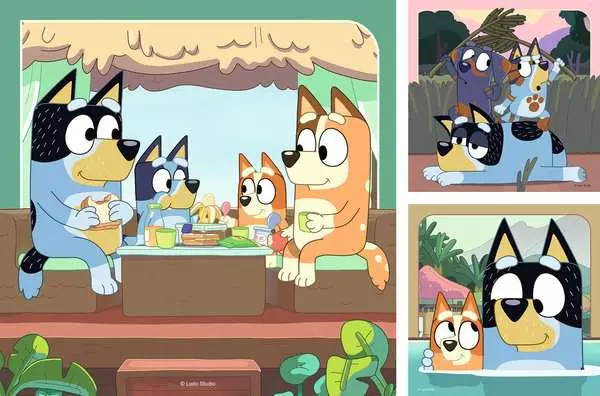 49pc Bluey Adventure Puzzles - Image 2