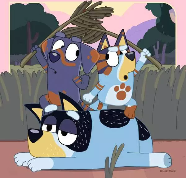 49pc Bluey Adventure Puzzles - Image 3