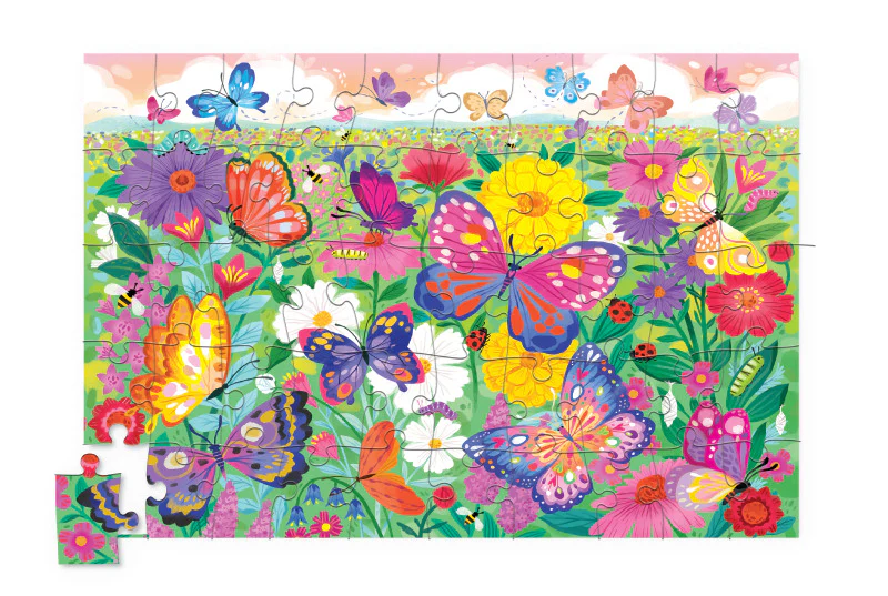 50pc Butterfly Garden Holographic Puzzle - Image 2