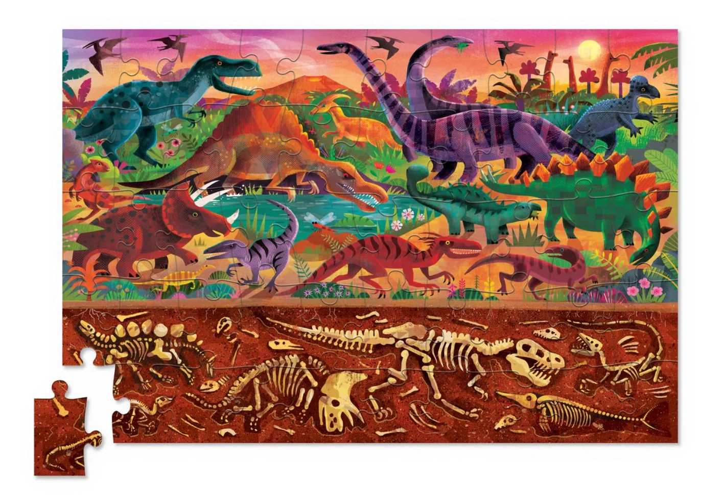 50pc Dinosaurs Holographic Puzzle - Image 2