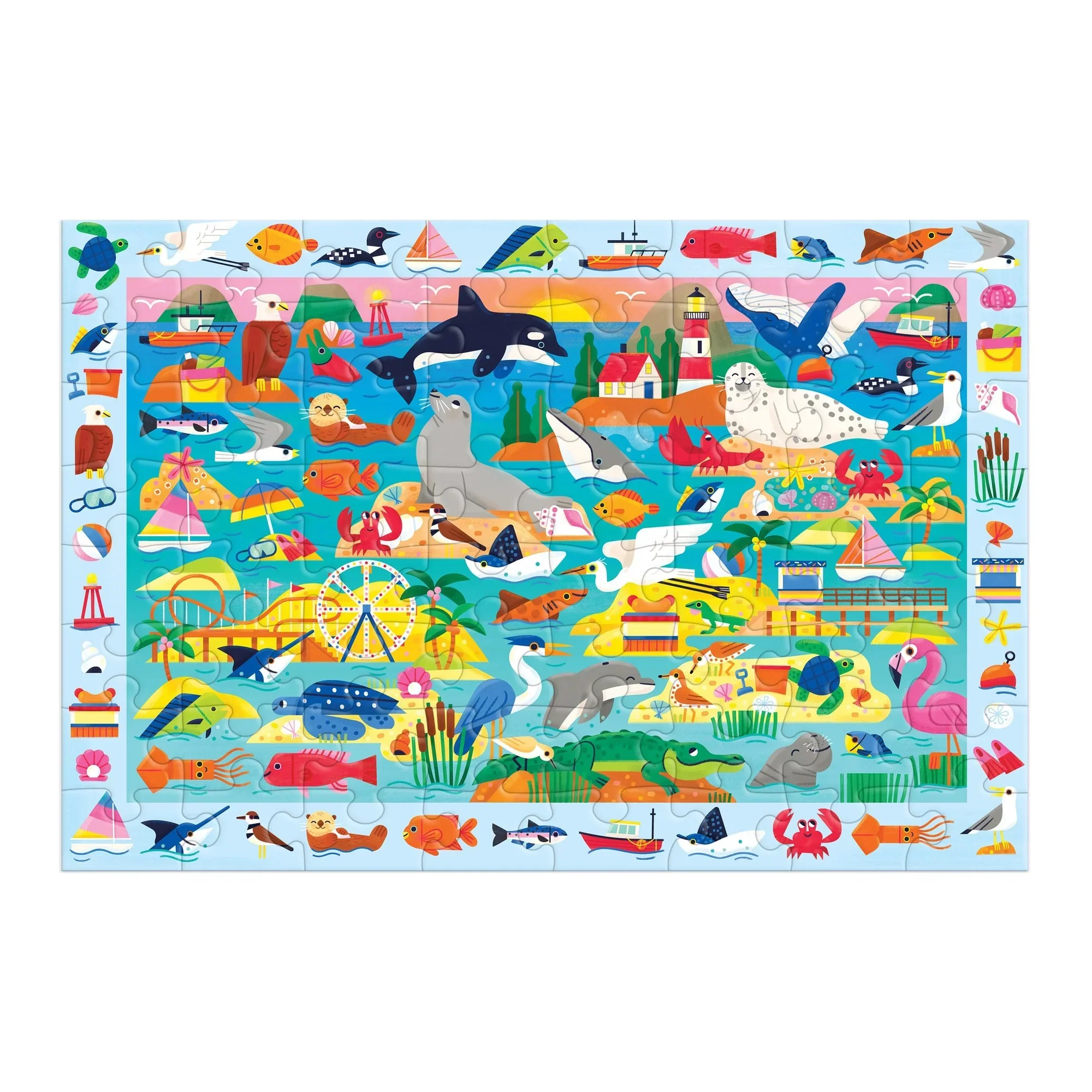 64pc At the Seaside Search & Find Puzzle - Image 2
