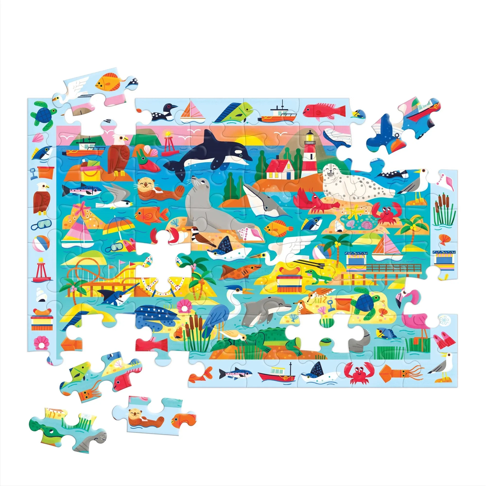 64pc At the Seaside Search & Find Puzzle - Image 3