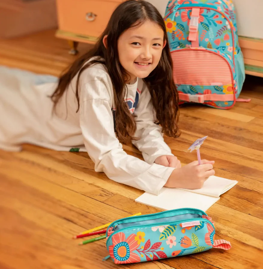 All Over Pencil Print Pencil Pouch | Shark - Image 2