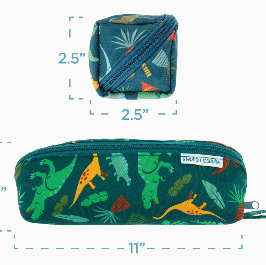 All Over Pencil Print Pencil Pouch | Shark - Image 3