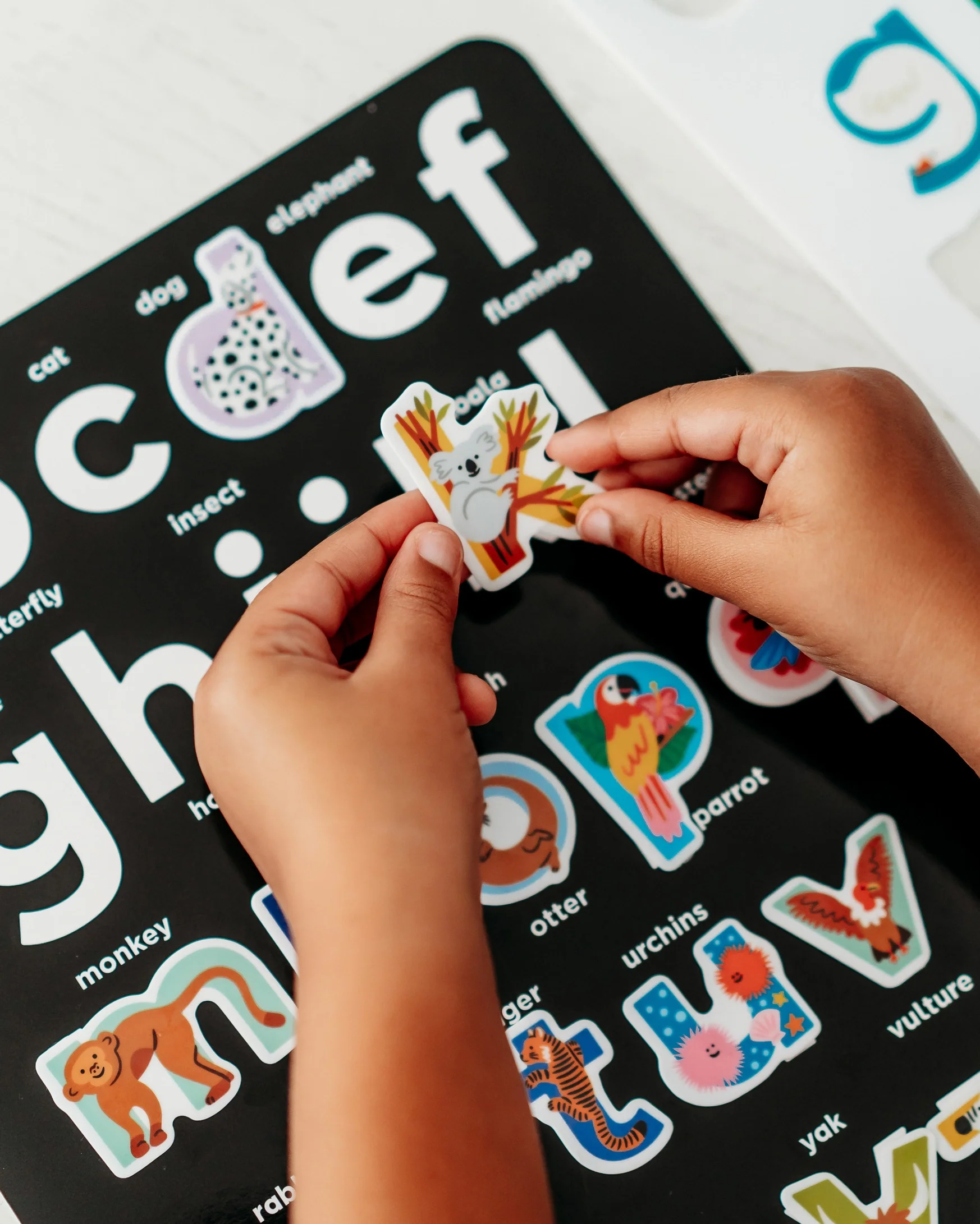 Animals A to Z Restickable Alphabet Stickers - Image 2
