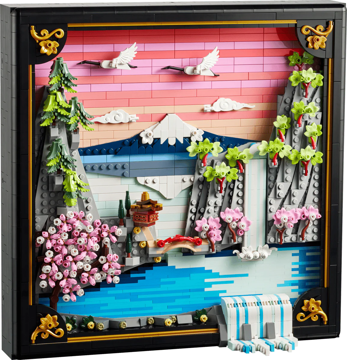 Art Japanese Cherry Blossom Landscape - Image 2