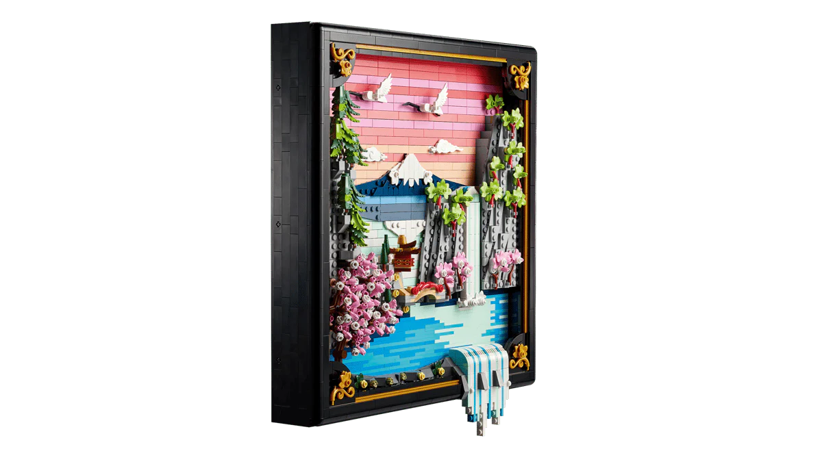 Art Japanese Cherry Blossom Landscape - Image 3
