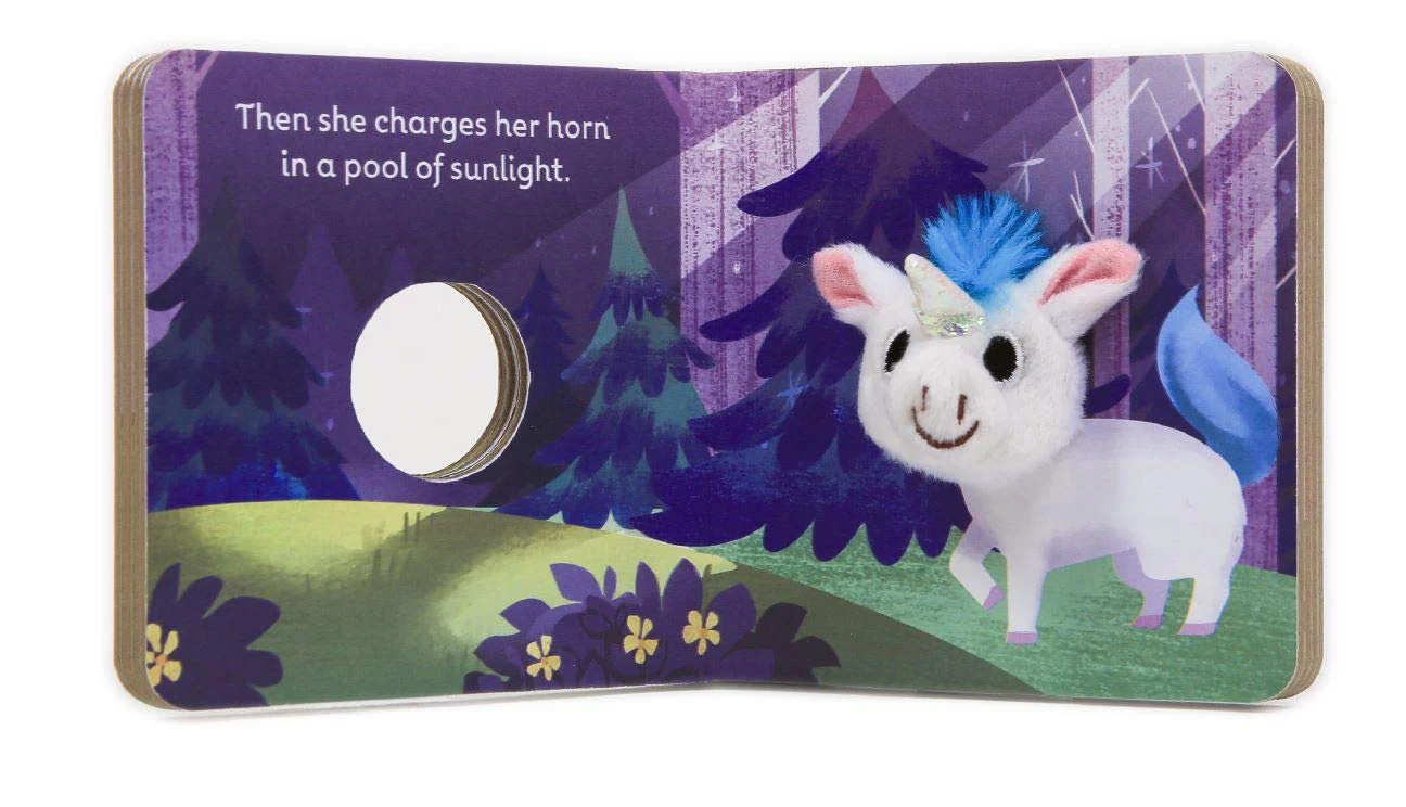 Baby Unicorn with Finger Puppet - Image 2
