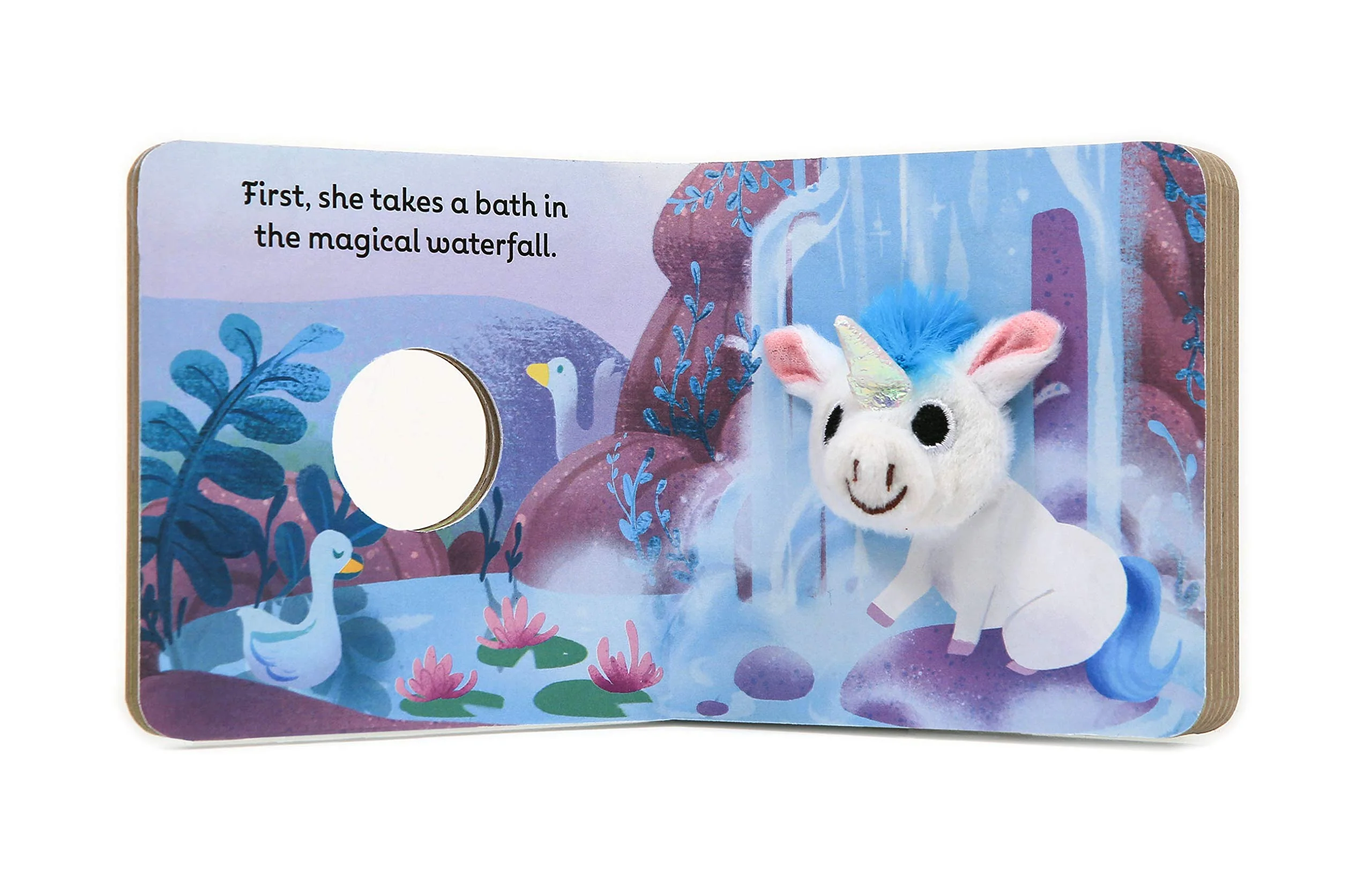 Baby Unicorn with Finger Puppet - Image 3