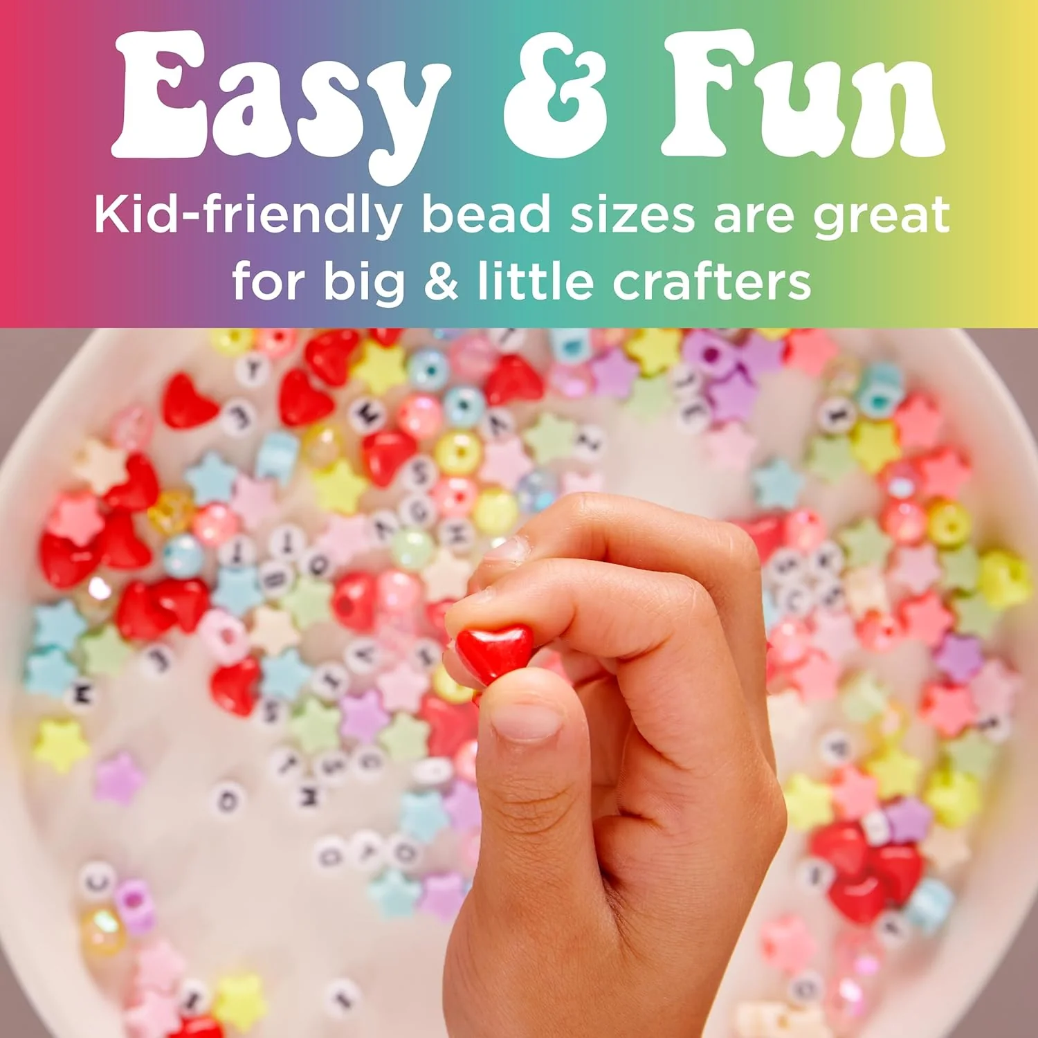 Bead Jewelry Jar | Rainbow - Image 2
