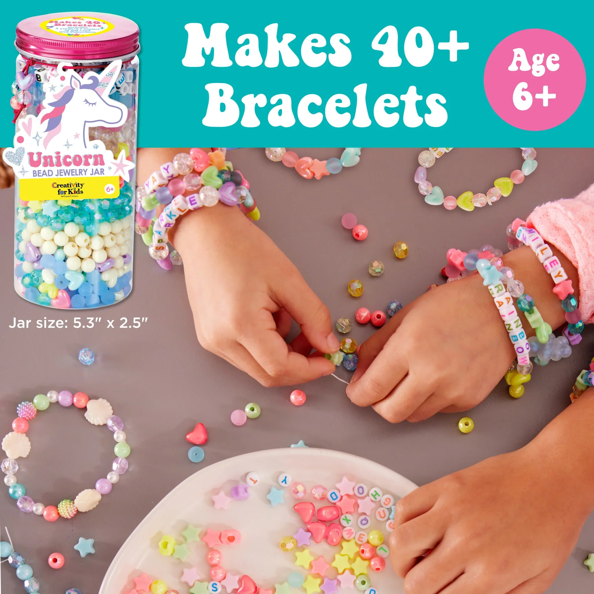 Bead Jewelry Jar | Unicorn - Image 2