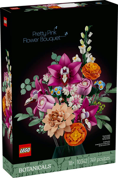 Botanicals Pretty Pink Flower Bouquet