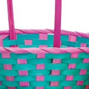 Bright Color Bamboo Easter Basket - Image 3