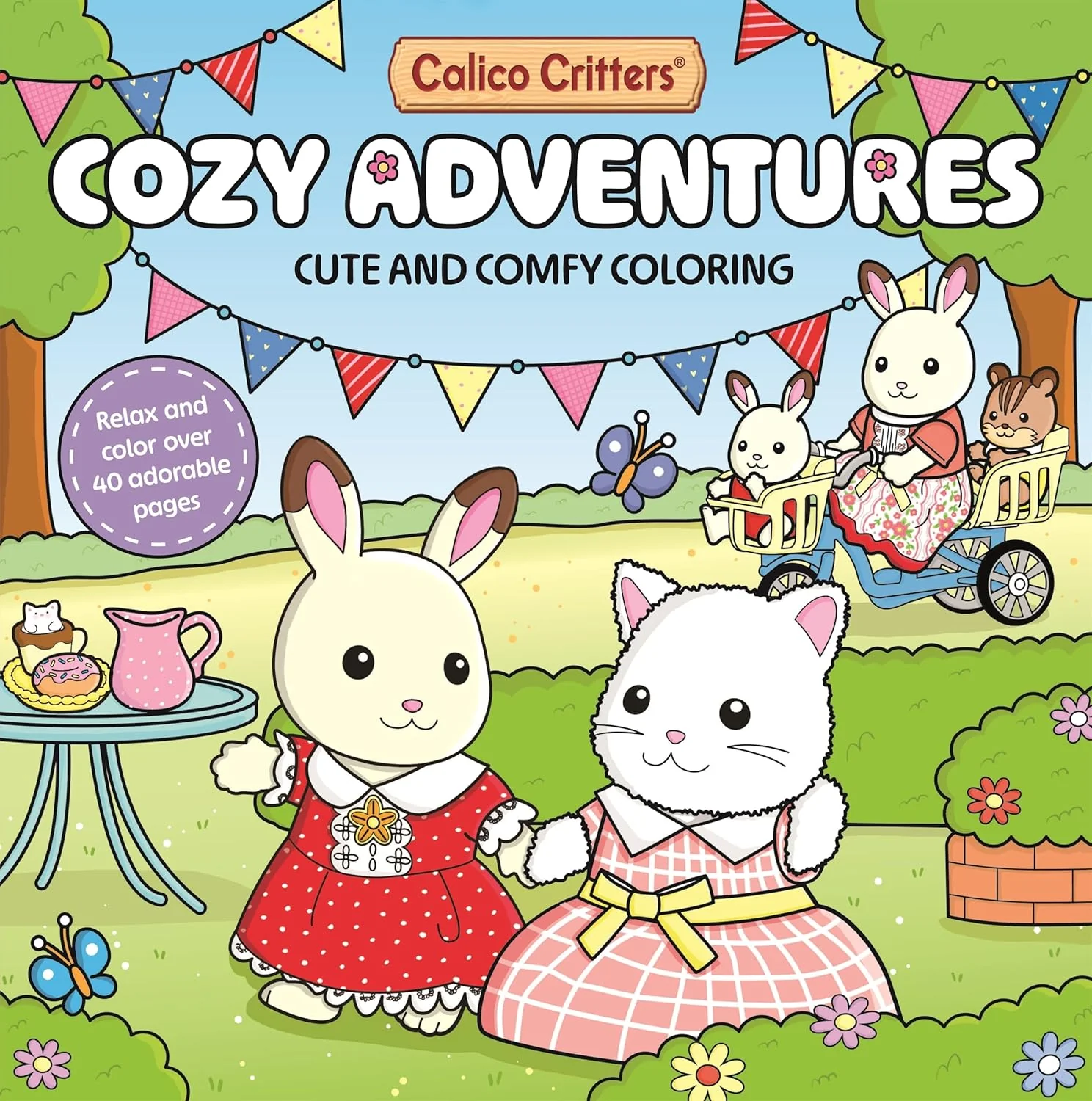 Calico Critters Cozy Adventure Coloring Book