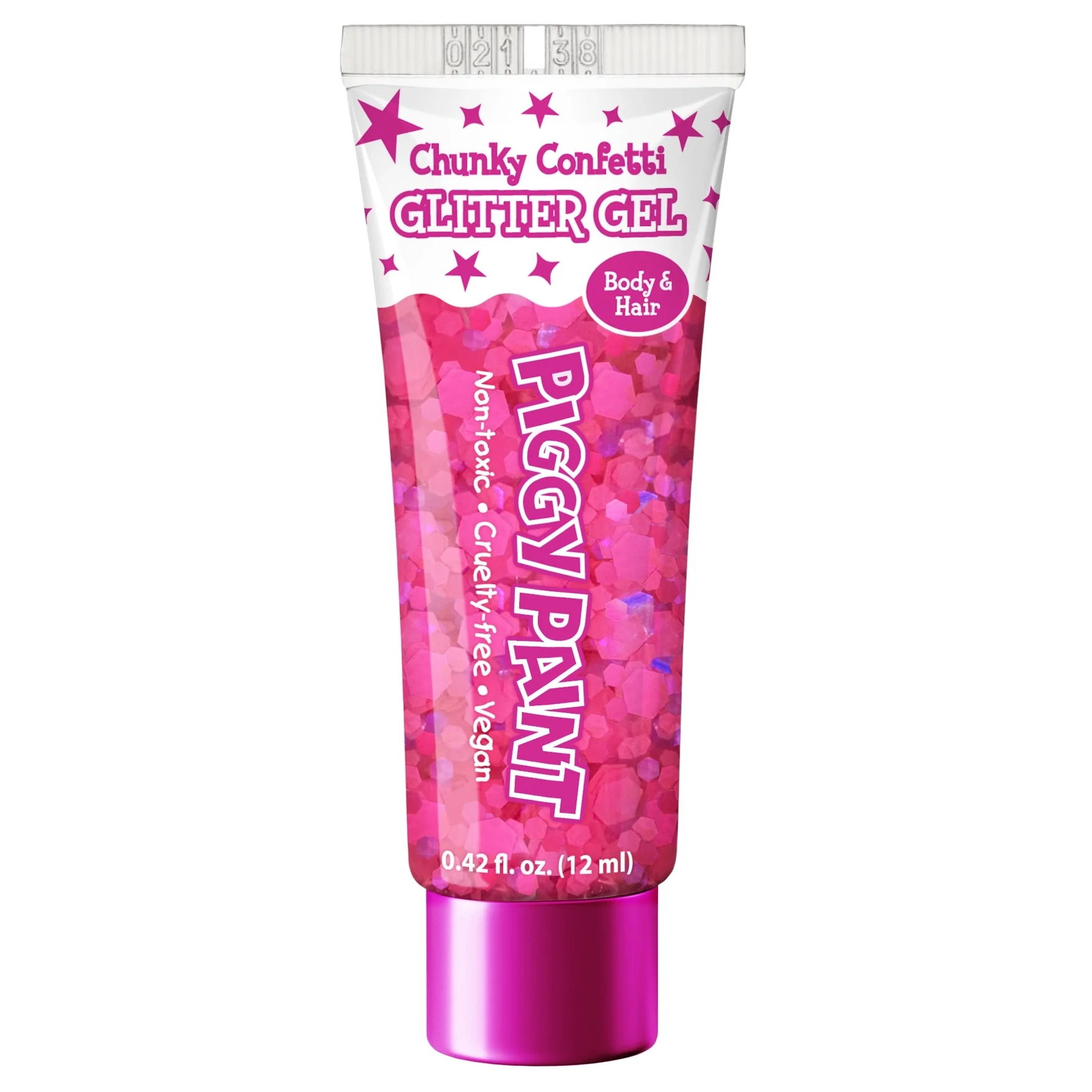 Chunky Confetti Glitter Gel | Neon Pink