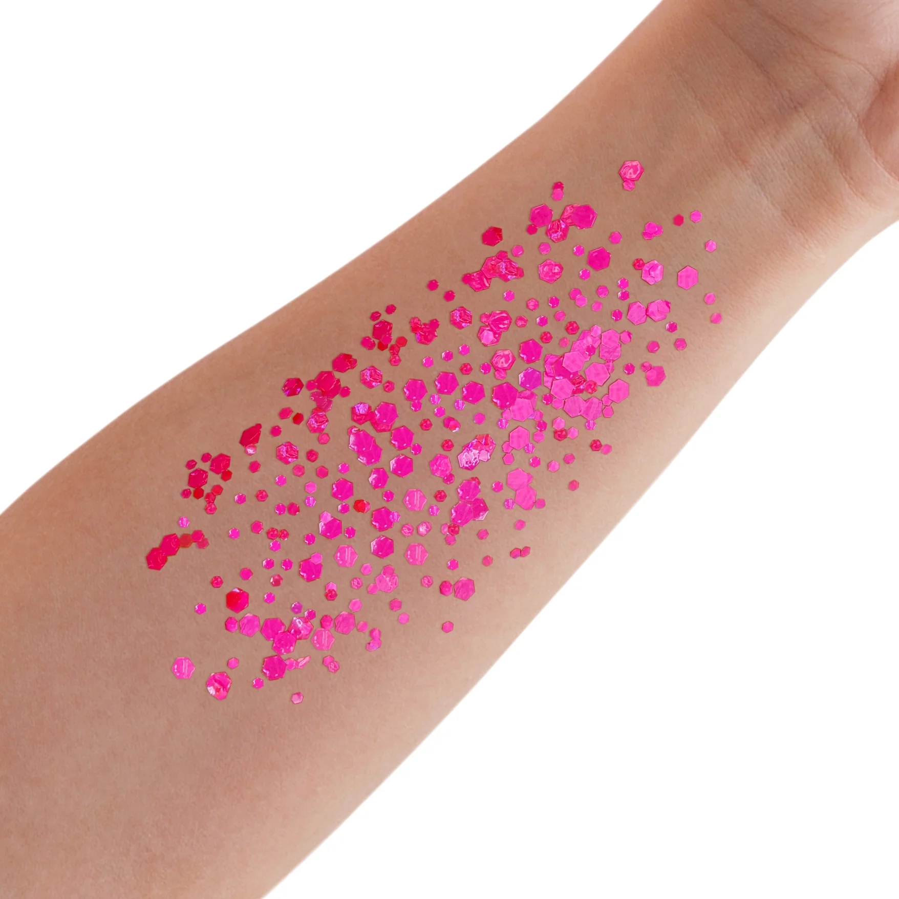 Chunky Confetti Glitter Gel | Neon Pink - Image 3