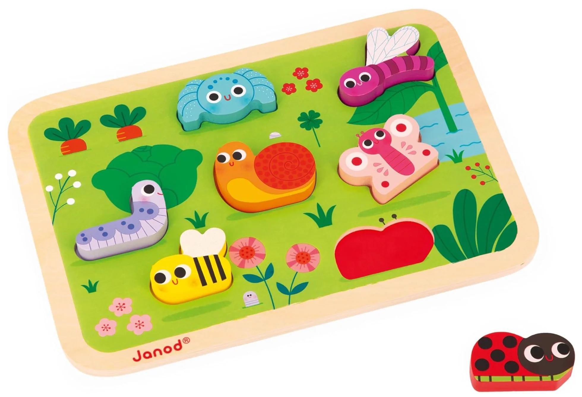 Chunky Garden Wooden Puzzle - Image 2