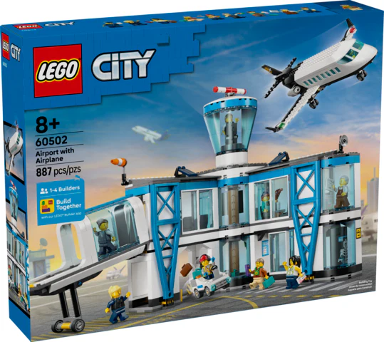 City Airport with Airplane