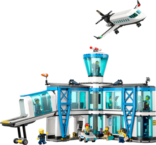 City Airport with Airplane - Image 3