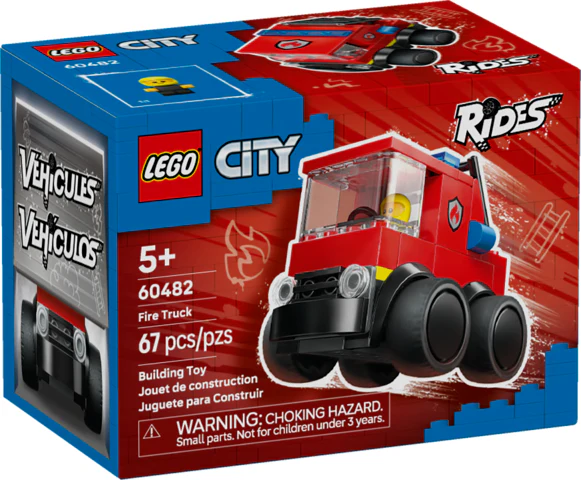 City Brick Rides Fire Truck