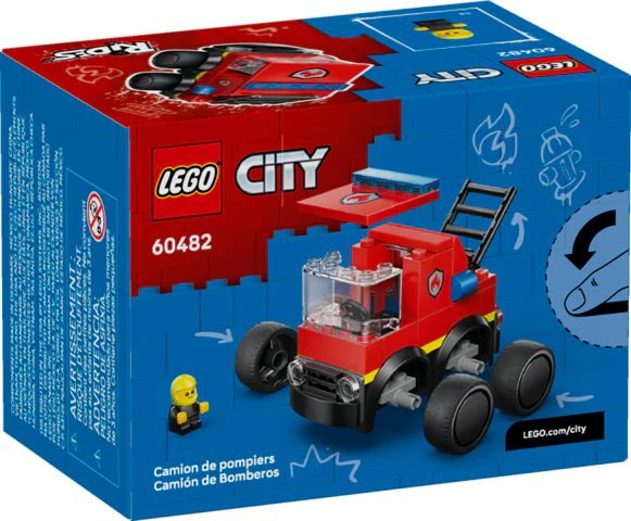 City Brick Rides Fire Truck - Image 2