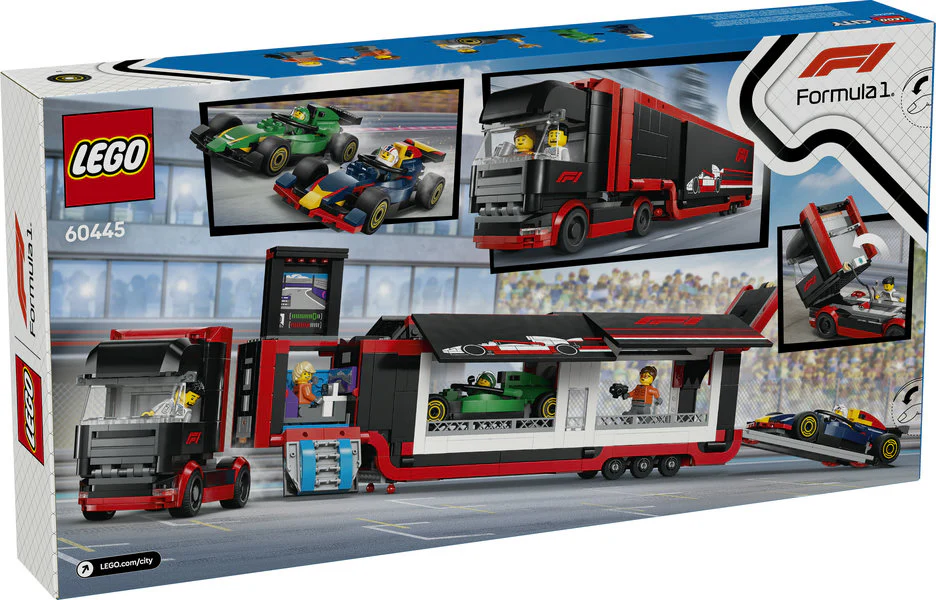 City F1 Truck with RB20 & AMR24 F1 Cars - Image 2