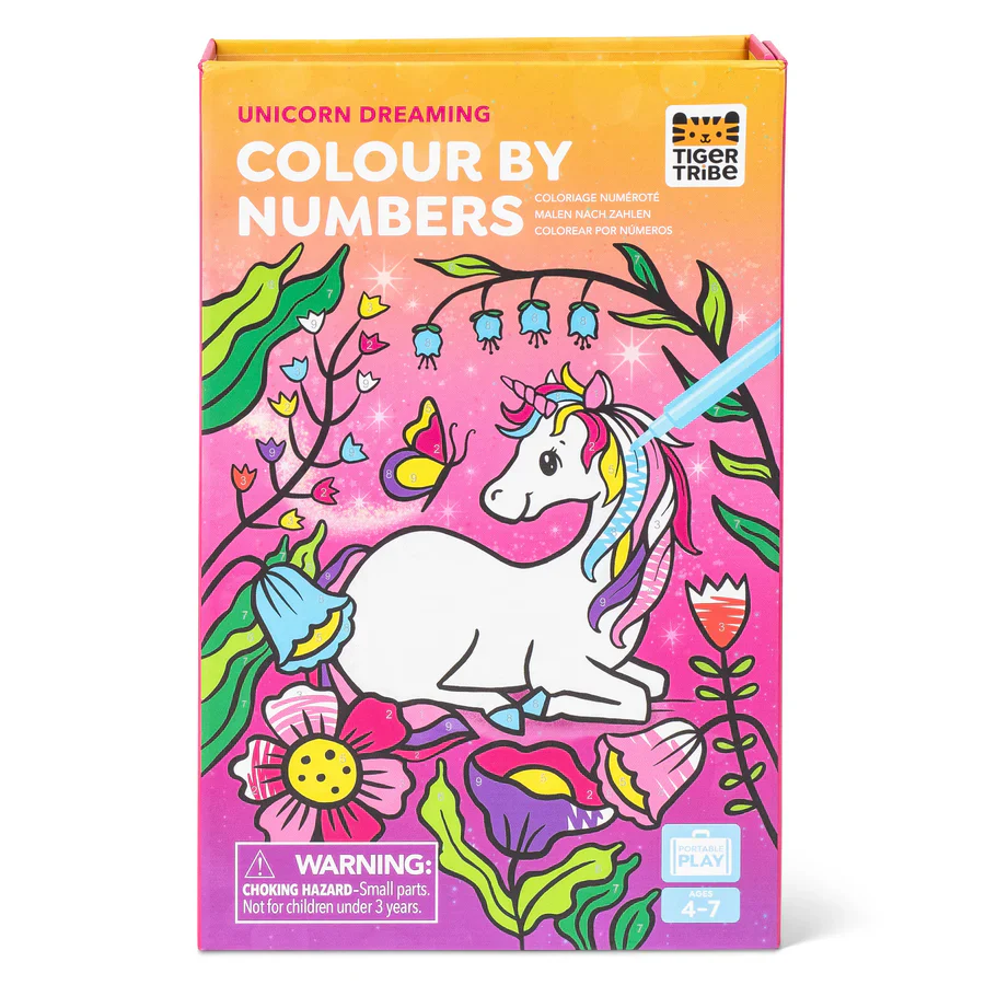 Color by Number | Unicorn Dreaming