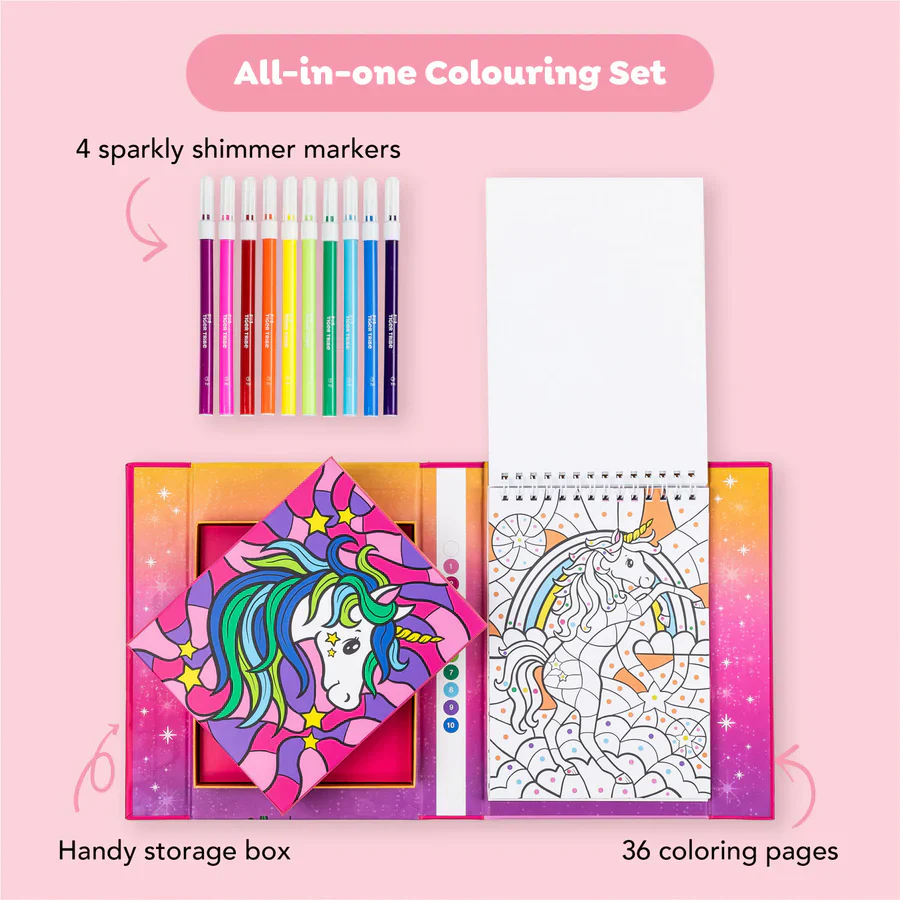 Color by Number | Unicorn Dreaming - Image 2