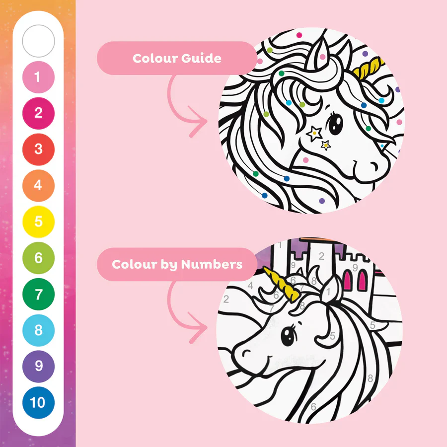 Color by Number | Unicorn Dreaming - Image 3