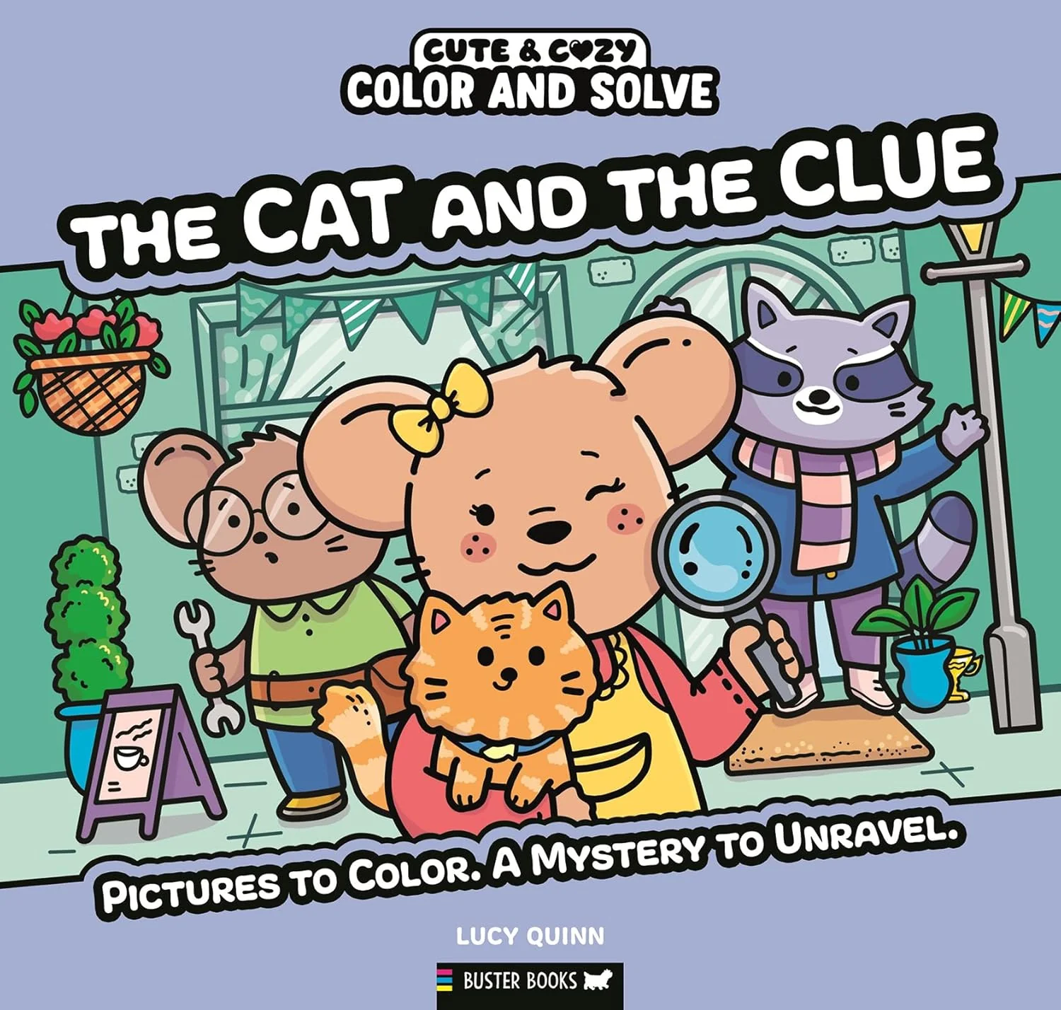 Color & Solve: The Cat and the Clue