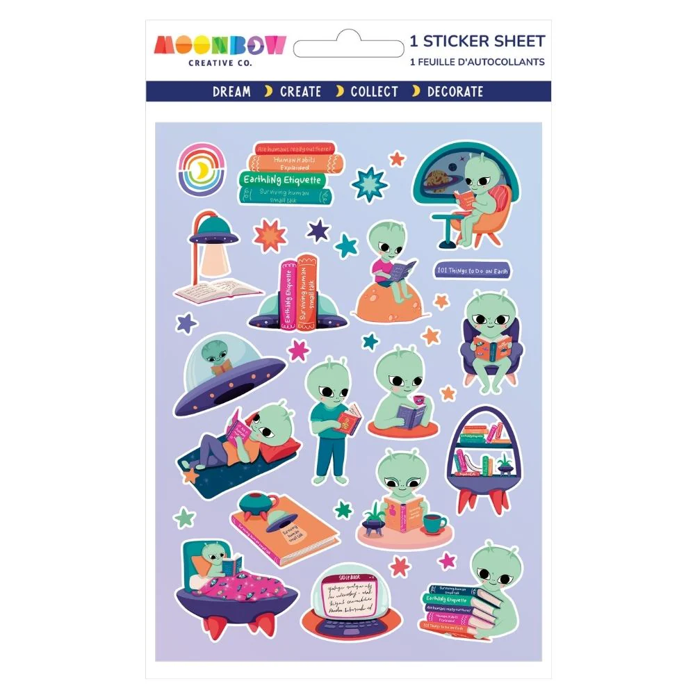 Cosmic Book Club Hologram Stickers