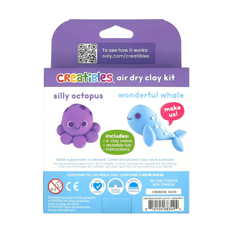 Creatibles Air Dry Clay Kit | Ocean BFFs - Image 5