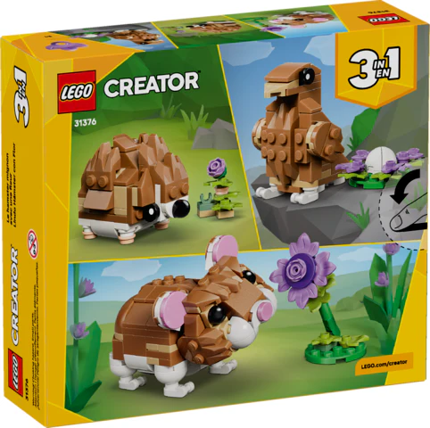Creator Cute Hamster with a Flower - Image 2
