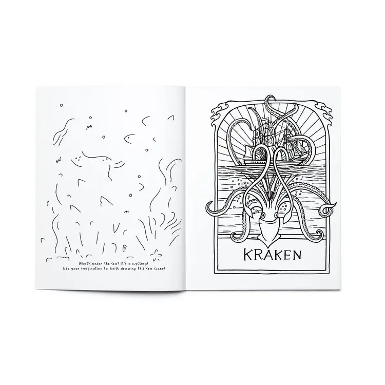 Creatures of Myth and Magic Coloring and Activity Book - Image 6