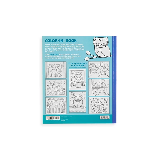 Color-In' Book Little Cozy Critters - Image 4