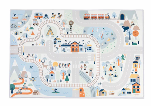 Crossroads White Valley Play Mat