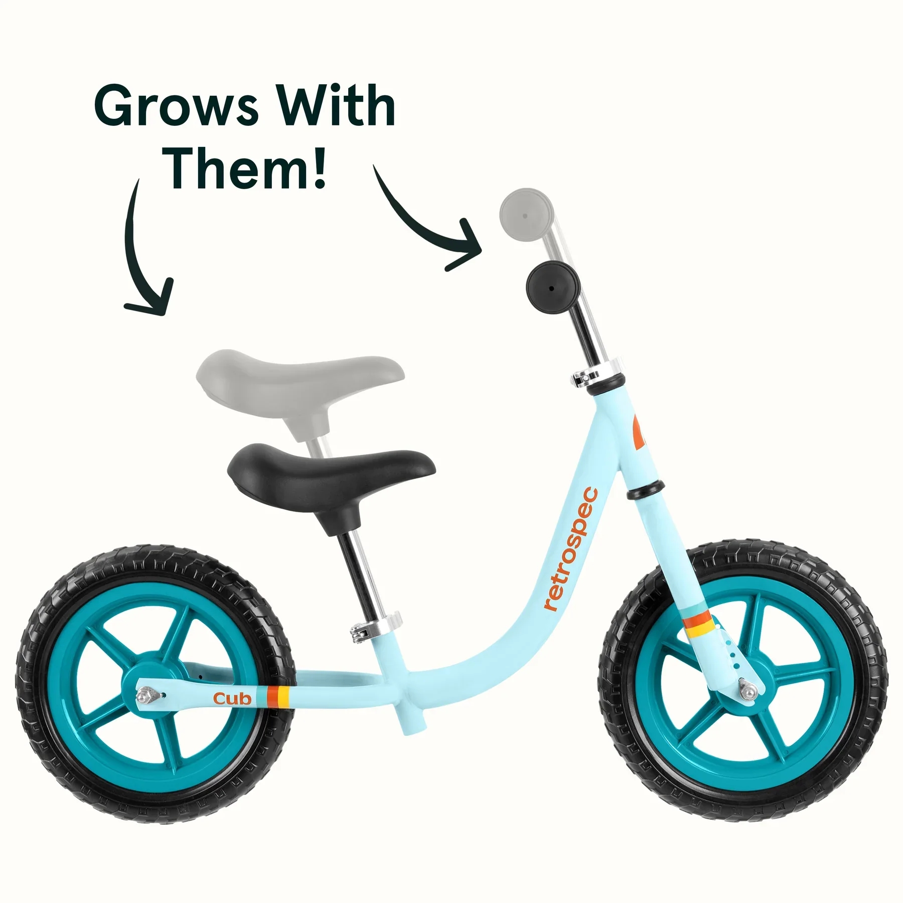 Cub Balance Bike | Powder Blue - Image 3
