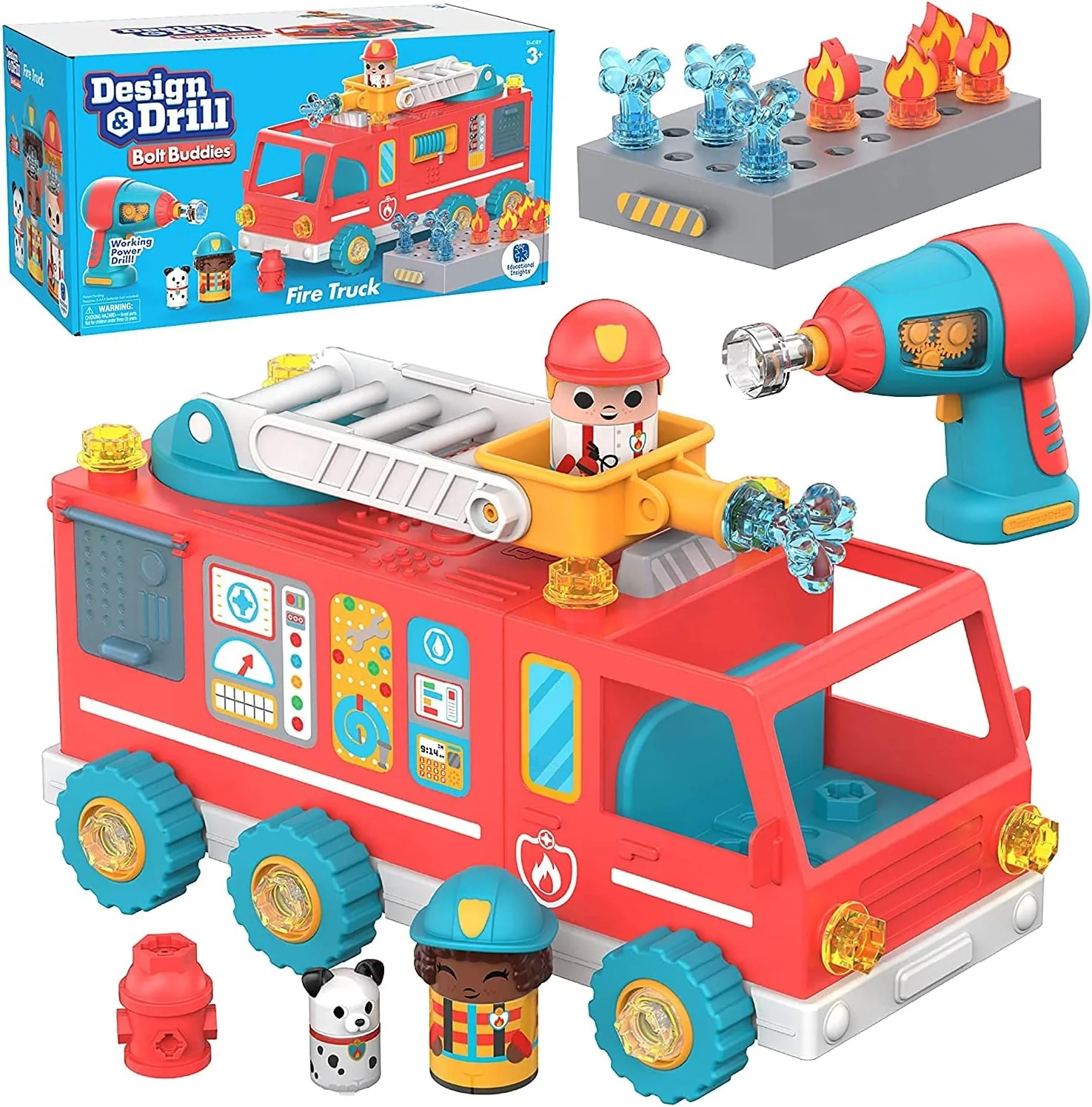 Design & Drill Bolt Buddies Fire Truck - Image 2