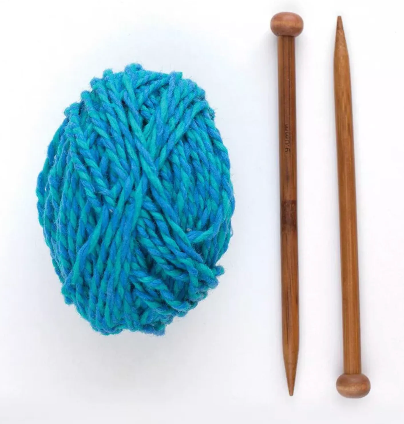 Discover Knitting Scarf Kit | Blue - Image 2