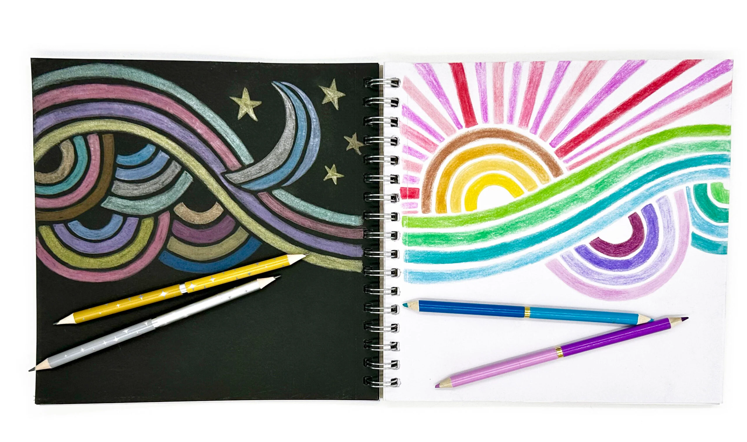 Double Metallic Colored Pencil Set - Image 2